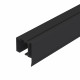 Комплект Armadillo (Армадилло) верхняя направляющая + декор.накладка SLD.Comfort-PRO.KIT/2000 track + dec (2м) BL Черный