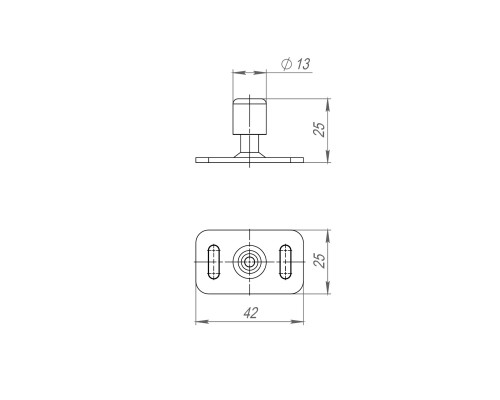 Нижний Armadillo (Армадилло) направляющий ролик SLD.Comfort-PRO/telescope.bottom roller Нижний Armadillo (Армадилло) направляющий ролик SLD.Comfort-PRO/telescope.bottom roller