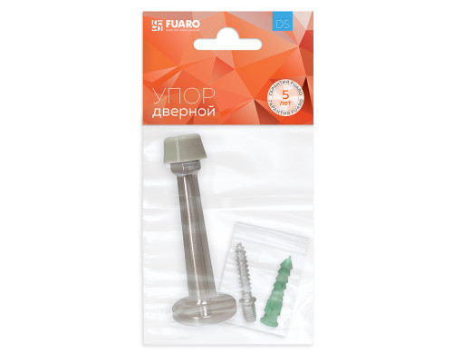 Упор Fuaro (Фуаро) дверной настенный STOPPER/15 (DS-15) SN-3 мат.никель Упор Fuaro (Фуаро) дверной настенный STOPPER/15 (DS-15) SN-3 мат.никель
