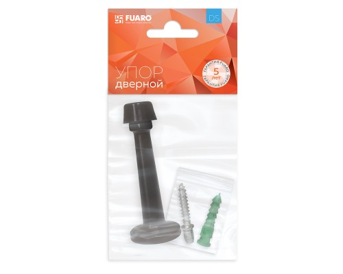 Упор Fuaro (Фуаро) дверной настенный STOPPER/15 (DS-15) BL-24 черный