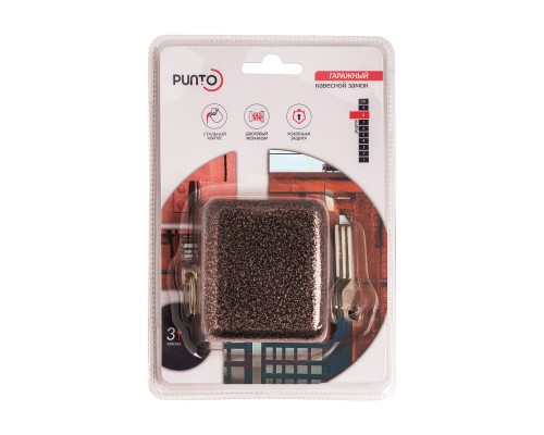 Замок Punto (Пунто) навесной PK-14100 STAL