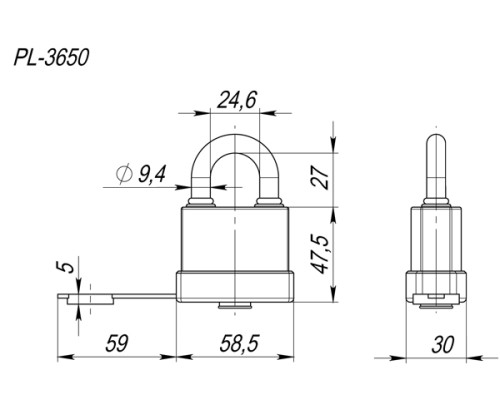 Замок Fuaro (Фуаро) навесной PL-WEATHER-3650 3key (PL-3650) англ. /блистер Замок Fuaro (Фуаро) навесной PL-WEATHER-3650 3key (PL-3650) англ. /блистер