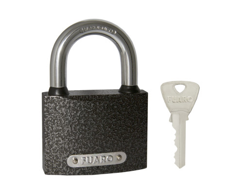 Замок Fuaro (Фуаро) навесной PL-UNI-0163 (PL-01-63) 3key англ. /блистер Замок Fuaro (Фуаро) навесной PL-UNI-0163 (PL-01-63) 3key англ. /блистер