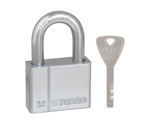 Замок Fuaro (Фуаро) навесной PL-PROTEC-2550 4 fin key (PL-2550) фин. /блистер Замок Fuaro (Фуаро) навесной PL-PROTEC-2550 4 fin key (PL-2550) фин. /блистер