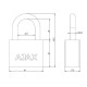 Замок Ajax (Аякс) навесной PD-3040 (PD-30-40) 3 fin key /блистер
