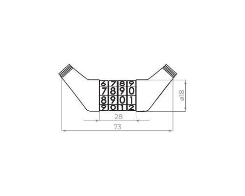 Замок Ajax (Аякс) навесной PD-0665-CODE Замок Ajax (Аякс) навесной PD-0665-CODE