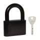 Замок Fuaro (Фуаро) навесной PL-WEATHER-1570 Black 4 fin key ( PL-15-70) диск. /блистер