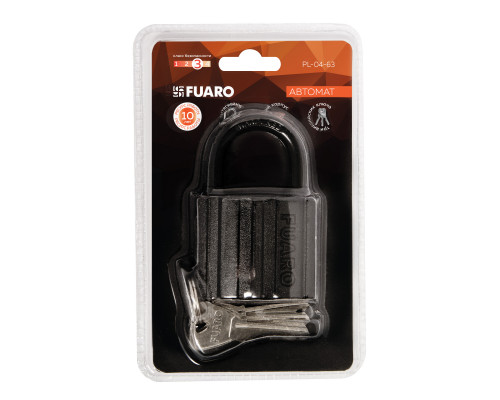 Замок Fuaro (Фуаро) навесной PL-UNI-0463 3key Замок Fuaro (Фуаро) навесной PL-UNI-0463 3key