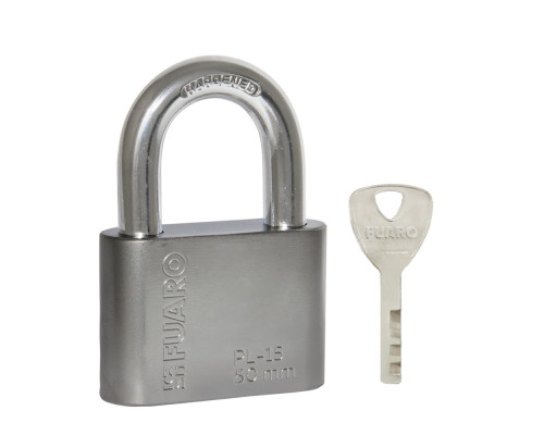 Замок Fuaro (Фуаро) навесной PL-WEATHER-1550 Nickel 4 fin key ( PL-15-50) диск. /блистер Замок Fuaro (Фуаро) навесной PL-WEATHER-1550 Nickel 4 fin key ( PL-15-50) диск. /блистер