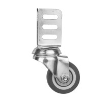 Опора Ajax (Аякс) колесная WL/B-50R/40kg резина, под винт М8