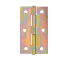 Петля Ajax (Аякс) карточная универсальная LM/IN40x75x1,2U YZN желтый цинк (2 шт)