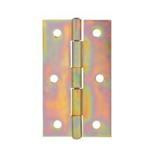 Петля Ajax (Аякс) карточная универсальная LM/IN40x75x1,2U YZN желтый цинк (2 шт)