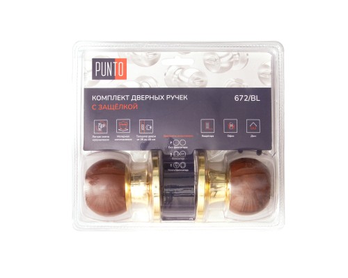 Ручка Punto (Пунто) защелка DK672/BL WD-PS (без фик.) дерево Ручка Punto (Пунто) защелка DK672/BL WD-PS (без фик.) дерево