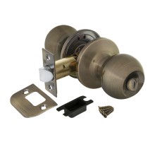 Ручка Fuaro (Фуаро) защелка DK672/BL AB-BK (672/BL AB-B) (фик.) бронза