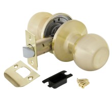 Ручка Fuaro (Фуаро) защелка DK672/BL SB-PS (672/BL SB-P) ( без фик.) мат. золото