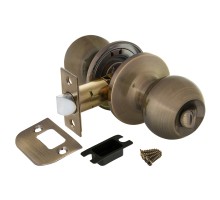 Ручка Ajax (Аякс) защелка DK682 AB-BK (6082 AB-B) (фик.) бронза