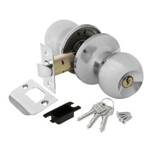Ручка Fuaro (Фуаро) защелка DK672/BL CP-ET (672/BL CP-E) ( кл/фик.) хром