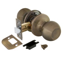 Ручка Fuaro (Фуаро) защелка DK672/BL AB-PS (672/BL AB-P) ( без фик.) бронза