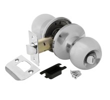 Ручка Ajax (Аякс) защелка DK682 CP-BK (6082 CP-B) (фик.) хром