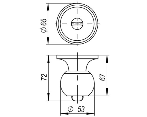 Ручка Ajax (Аякс) защелка DK682 BL-ET (6082 BL-E) (кл./фик.) черный Ручка Ajax (Аякс) защелка DK682 BL-ET (6082 BL-E) (кл./фик.) черный