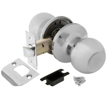 Ручка Fuaro (Фуаро) защелка DK672/BL CP-PS (672/BL CP-P) ( без фик.) хром