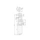 Петля приварная D22x150S