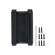 Пружинная Fuaro (Фуаро) двусторонняя (барная) петля DSH5 (125х86х1,5) INOX 201 BL черный (блистер)