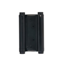 Пружинная Fuaro (Фуаро) двусторонняя (барная) петля DSH5 (125х86х1,5) INOX 201 BL черный (блистер)