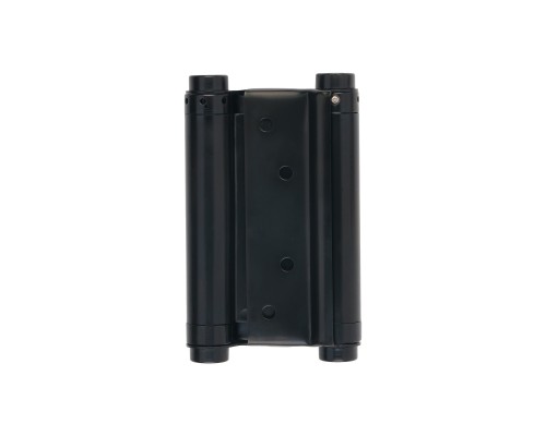 Пружинная Fuaro (Фуаро) двусторонняя (барная) петля DSH5 (125х86х1,5) INOX 201 BL черный (блистер)