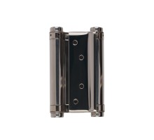 Пружинная Fuaro (Фуаро) двусторонняя (барная) петля DSH5 (125х86х1,5) INOX 201 CP хром (блистер)