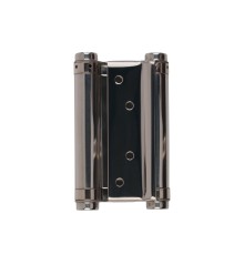 Пружинная Fuaro (Фуаро) двусторонняя (барная) петля DSH5 (125х86х1,5) INOX 201 CP хром (блистер)