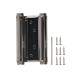 Пружинная Fuaro (Фуаро) двусторонняя (барная) петля DSH5 (125х86х1,5) INOX 201 CP хром (блистер)