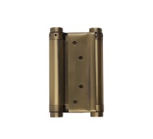 Пружинная Fuaro (Фуаро) двусторонняя (барная) петля DSH5 (125х86х1,5) INOX 201 AB бронза (блистер)