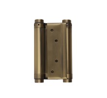 Пружинная Fuaro (Фуаро) двусторонняя (барная) петля DSH5 (125х86х1,5) INOX 201 AB бронза (блистер)