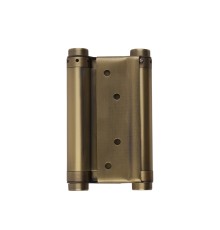 Пружинная Fuaro (Фуаро) двусторонняя (барная) петля DSH5 (125х86х1,5) INOX 201 AB бронза (блистер)