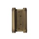 Пружинная Fuaro (Фуаро) двусторонняя (барная) петля DSH5 (125х86х1,5) INOX 201 AB бронза (блистер)