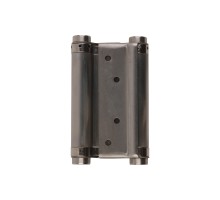 Пружинная Fuaro (Фуаро) двусторонняя (барная) петля DSH5 (125х86х1,5) INOX 201 SN мат. никель (блистер)