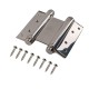 Пружинная Fuaro (Фуаро) двусторонняя (барная) петля DSH5 (125х86х1,5) INOX 201 CP хром (блистер)