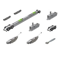 Комплект Armadillo (Армадилло) для раздвижных дверей SLD.Scope.SET3.soft close+roller/80