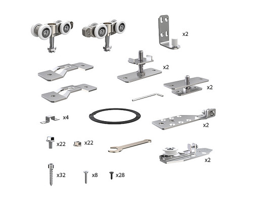 Комплект Armadillo (Армадилло) для профильных телескопических дверей SLD.Comfort-PRO.SET5.PROF telescope/80 Комплект Armadillo (Армадилло) для профильных телескопических дверей SLD.Comfort-PRO.SET5.PROF telescope/80
