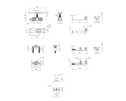Комплект Armadillo (Армадилло) для синхронного открывания дверей SLD.Comfort-PRO.SET4.synchron/80 (Comfort - PRO SET 4) Комплект Armadillo (Армадилло) для синхронного открывания дверей SLD.Comfort-PRO.SET4.synchron/80 (Comfort - PRO SET 4)