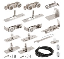 Комплект Armadillo (Армадилло) для телескопического открывания SLD.Comfort-PRO.SET5.telescope/80 (Comfort - PRO SET 5)