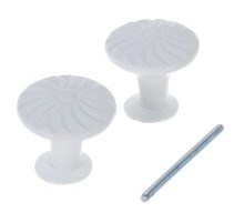 Ручка-кнопка veles (ВЕЛЕС) БУ (белый)