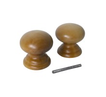 Ручка-кнопка veles (ВЕЛЕС) Карел. береза М (матовый)