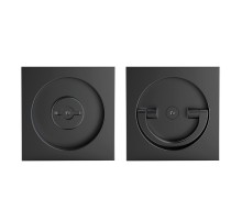 Ручка поворотная Armadillo (Армадилло) для раздвижных дверей SH.QUADRO55.BK8 BL-26 черный