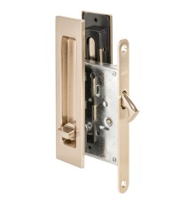 Защелка Punto (Пунто) с ручками для раздвижных дверей SH.SLQ152.011 (Soft LINE SLQ-011) SSG сатин.золото