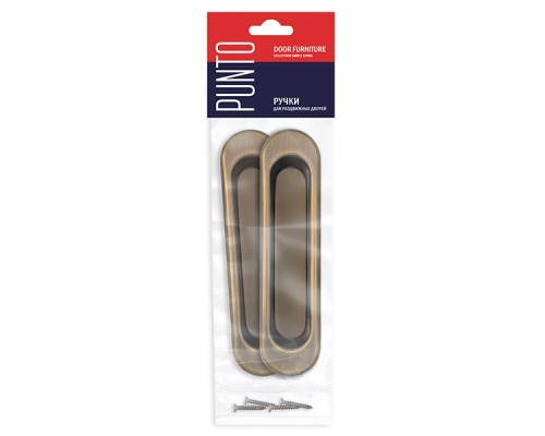 Ручка Punto (Пунто) для раздвижных дверей SH.SL152.010 (Soft LINE SL-010) АВ бронза Ручка Punto (Пунто) для раздвижных дверей SH.SL152.010 (Soft LINE SL-010) АВ бронза