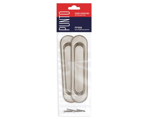 Ручка Punto (Пунто) для раздвижных дверей SH.SL152.010 (Soft LINE SL-010) SN матовый никель Ручка Punto (Пунто) для раздвижных дверей SH.SL152.010 (Soft LINE SL-010) SN матовый никель