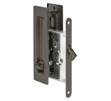 Защелка Punto (Пунто) с ручками для раздвижных дверей SH.SLQ152.011 (Soft LINE SLQ-011) GR графит