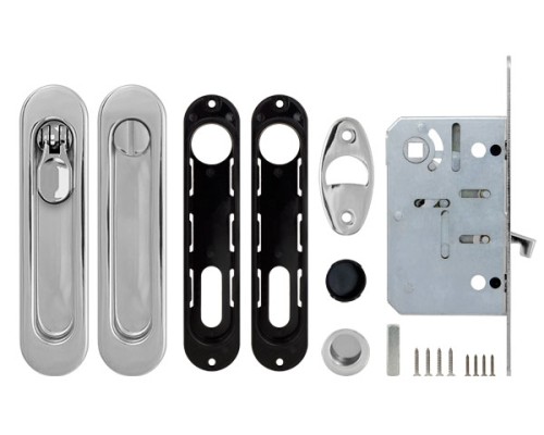 Набор Armadillo (Армадилло) для раздвижных дверей SH.LD152.KIT011-BK (SH011-BK) СP-8 хром Набор Armadillo (Армадилло) для раздвижных дверей SH.LD152.KIT011-BK (SH011-BK) СP-8 хром